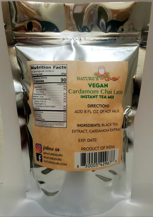 Nature's Guru Vegan Cardamom Chai Latte